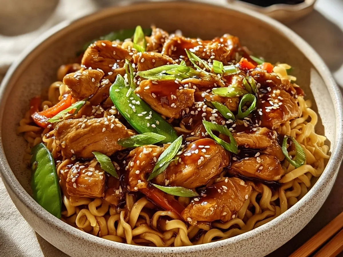 Easy Chicken Teriyaki Noodles: Speedy Weeknight Delight - Featured Image