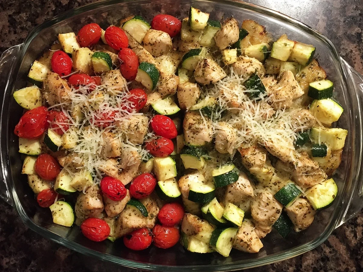 Easy Chicken Zucchini Bake: Healthy Dinner Recipe - Featured Image