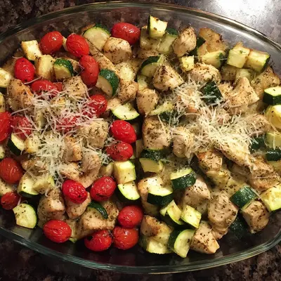 Easy Chicken Zucchini Bake: Healthy Dinner Recipe