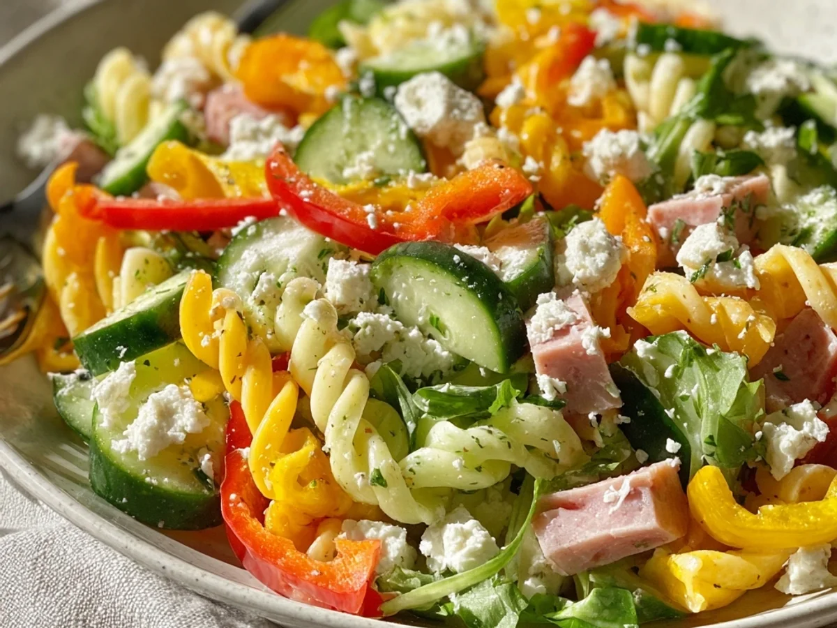 Easy Cold Salad Recipe: Zesty Summer Lunch - Featured Image