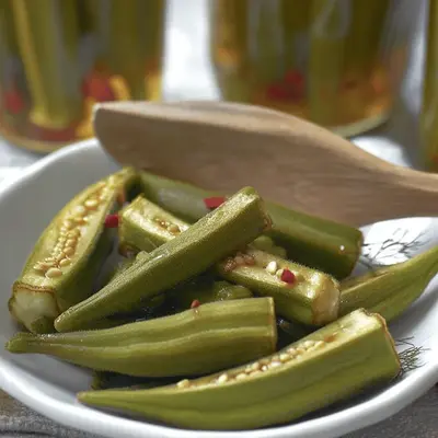 Easy Crisp Pickled Okra Recipe