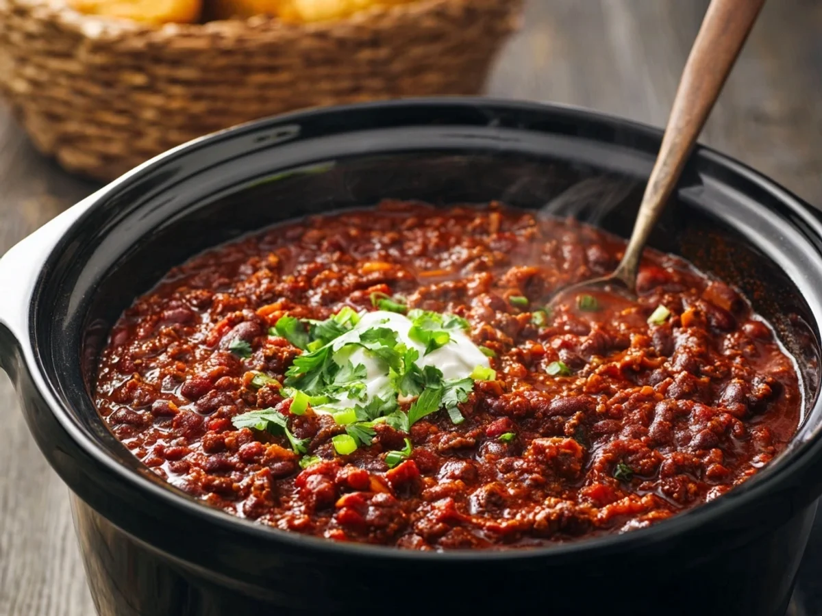 Easy Crockpot Chili: A Hearty Weeknight Bowl - Featured Image