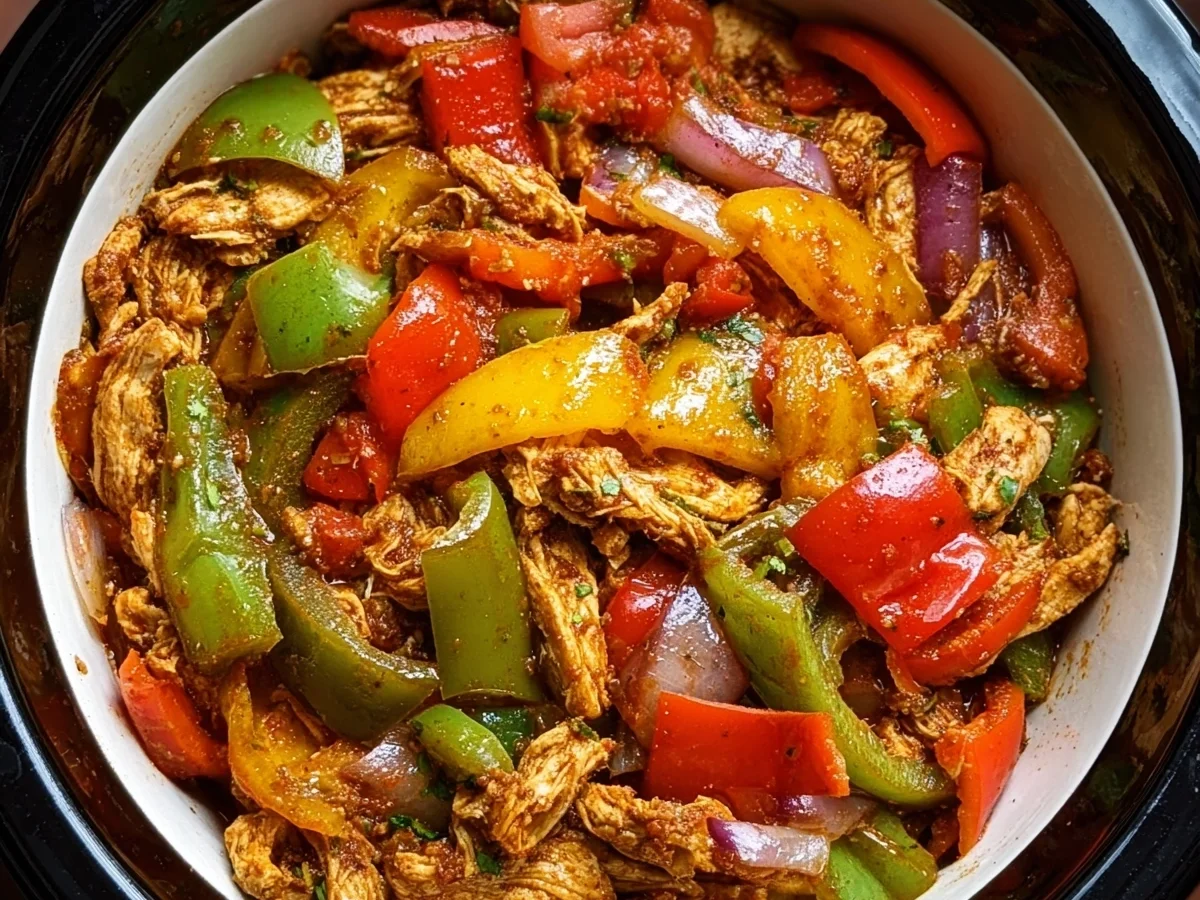 Easy Crockpot Fajitas: Flavorful Dinner - Featured Image