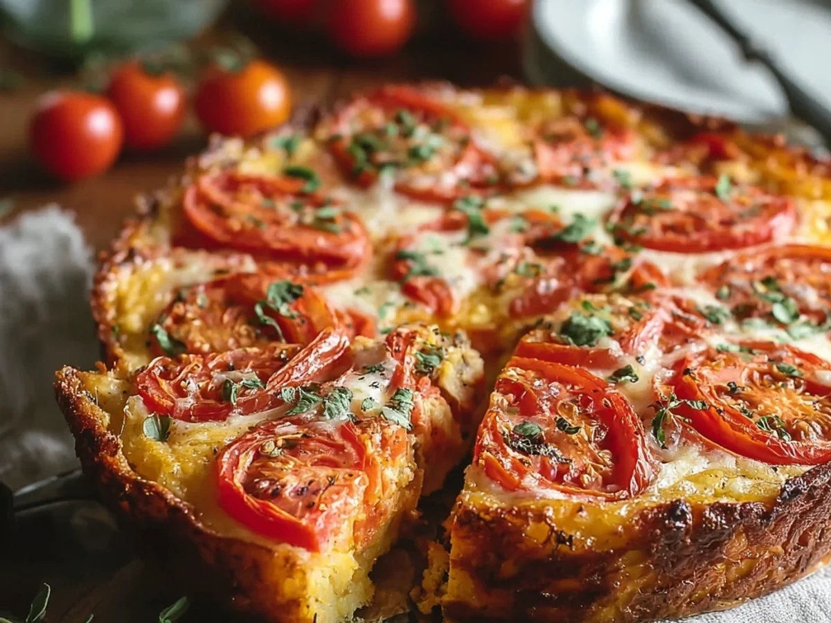 Easy Crustless Tomato Pie: A Fresh Summer Bake - Featured Image