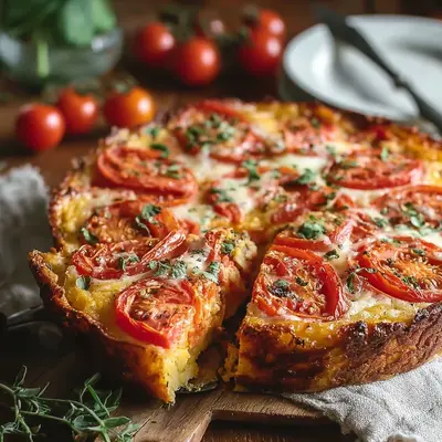 Easy Crustless Tomato Pie: A Fresh Summer Bake