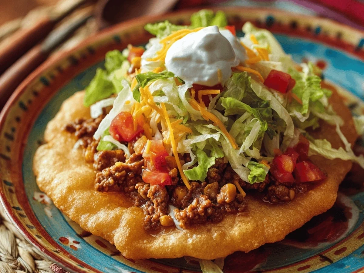 Easy Fry Bread Taco Recipe: Delicious & Fun! - Featured Image