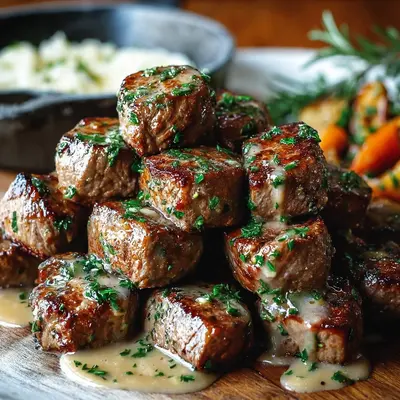 Easy Garlic Butter Steak Bites: Quick Skillet Meal