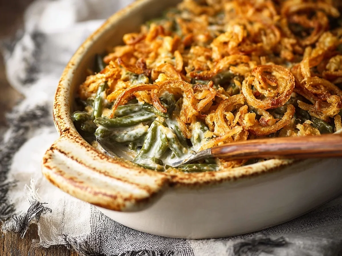 Easy Green Bean Casserole: Creamy & Quick Comfort - Featured Image
