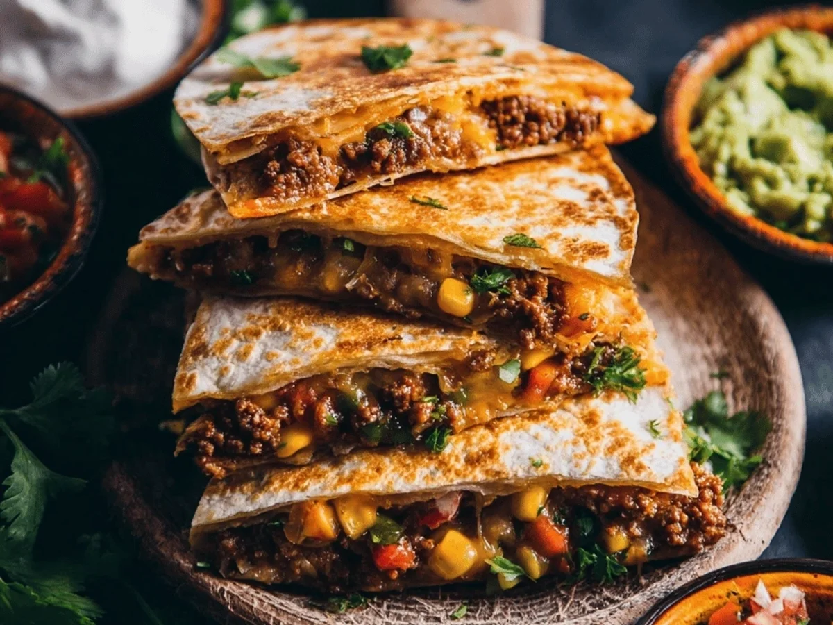 Easy Ground Beef Quesadillas: Quick Weeknight Meal - Featured Image