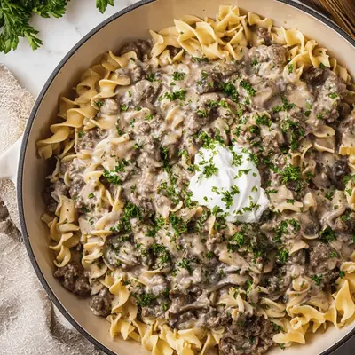 Easy Ground Beef Stroganoff Recipe: My Weeknight Go-To