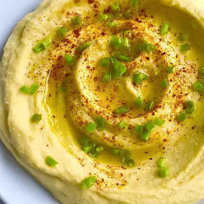 Easy Homemade Garlic Scapes Hummus Recipe