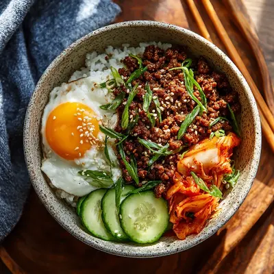 Easy Korean Ground Beef Bowl: Quick Weeknight Dinner