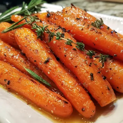 Easy Maple Glazed Carrots Side Dish