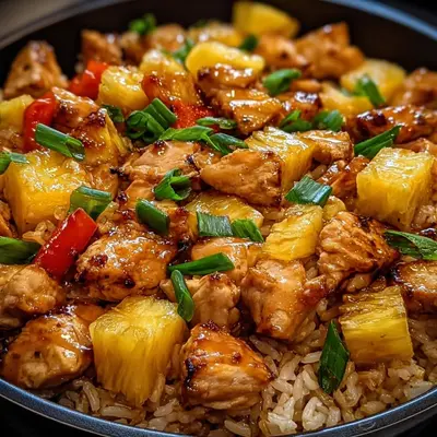 Easy Pineapple Chicken & Rice Dinner