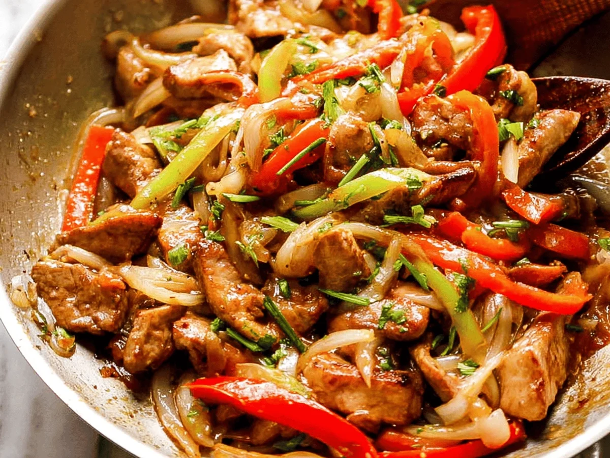 Easy Pork Chop Suey Recipe - Featured Image