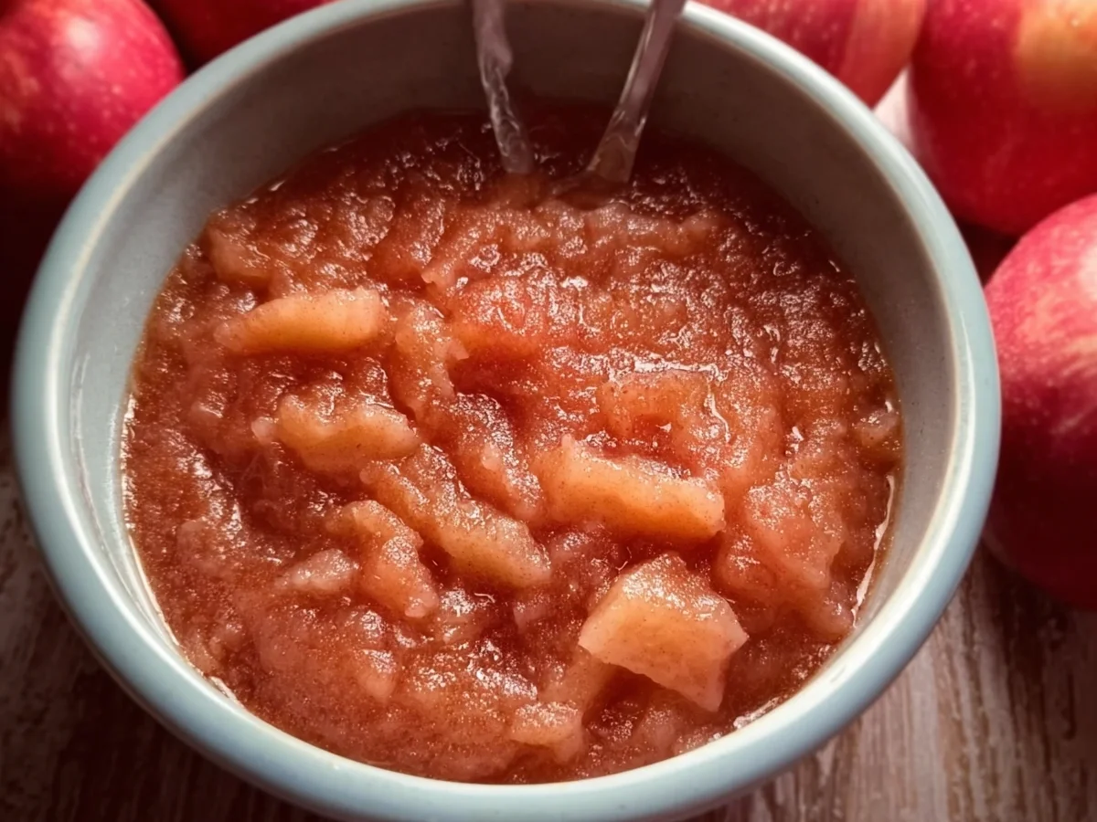 Easy Red Hot Applesauce: Sweet & Spicy Recipe - Featured Image