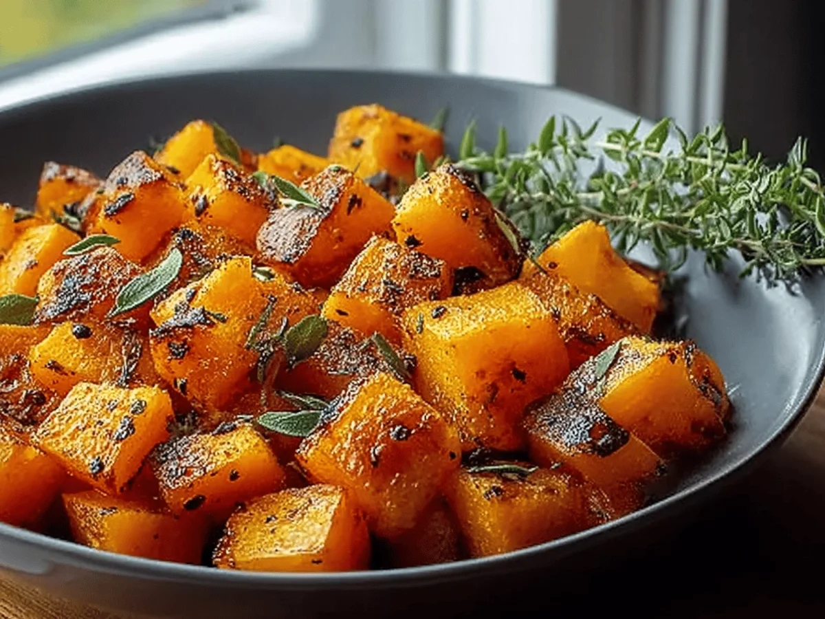Easy Roasted Butternut Squash Recipe - Featured Image