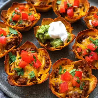 Easy Taco Cups: Quick & Fun Meal