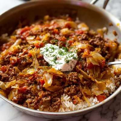Easy Unstuffed Cabbage Rolls: Flavorful Weeknight Meal