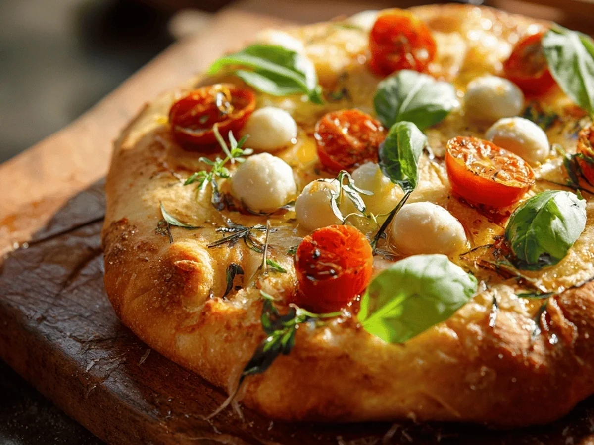 Focaccia Bread Pizza Recipe: Easy & Delicious! - Featured Image