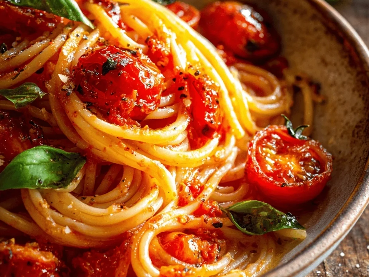 Fresh Burst Cherry Tomato Pasta: A Simple Weeknight Meal - Featured Image