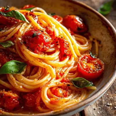 Fresh Burst Cherry Tomato Pasta: A Simple Weeknight Meal