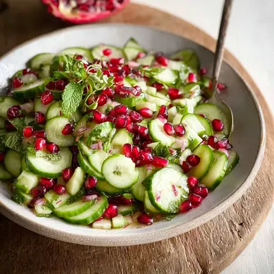 Fresh Cucumber Pomegranate Salad: My Zesty Summer Fix