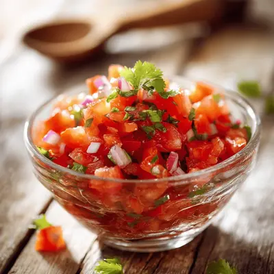 Fresh Garden Homemade Salsa: Tangy & Vibrant Dip