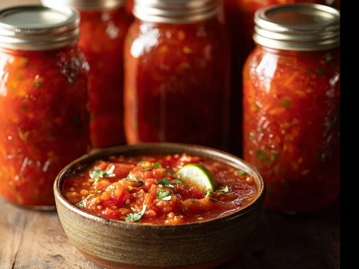 Fresh Garden Salsa for Canning: A Zesty Batch - Featured Image