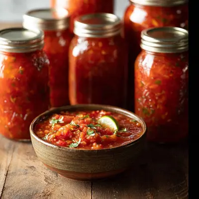 Fresh Garden Salsa for Canning: A Zesty Batch