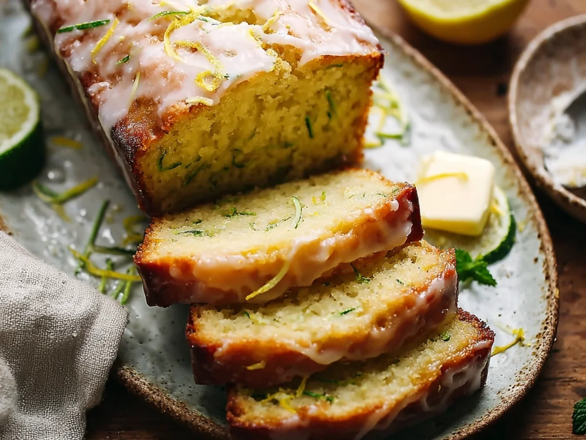 Fresh Lemon Glazed Zucchini Bread: A Sunshine Slice - Featured Image