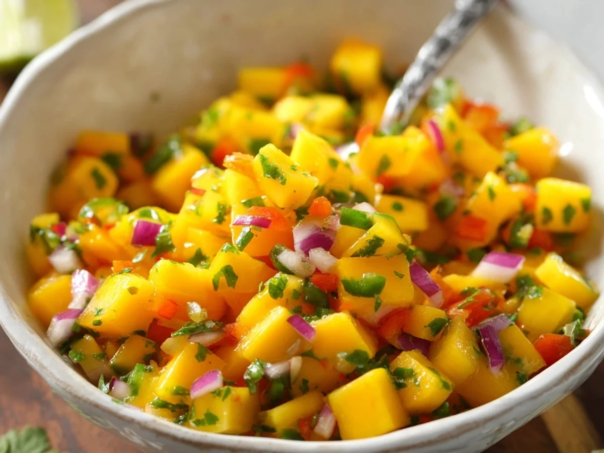 Fresh Mango Salsa Recipe: Sweet, Tangy & Simple - Featured Image
