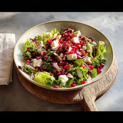 Fresh Pomegranate Feta Salad: Bright & Tangy Lunch