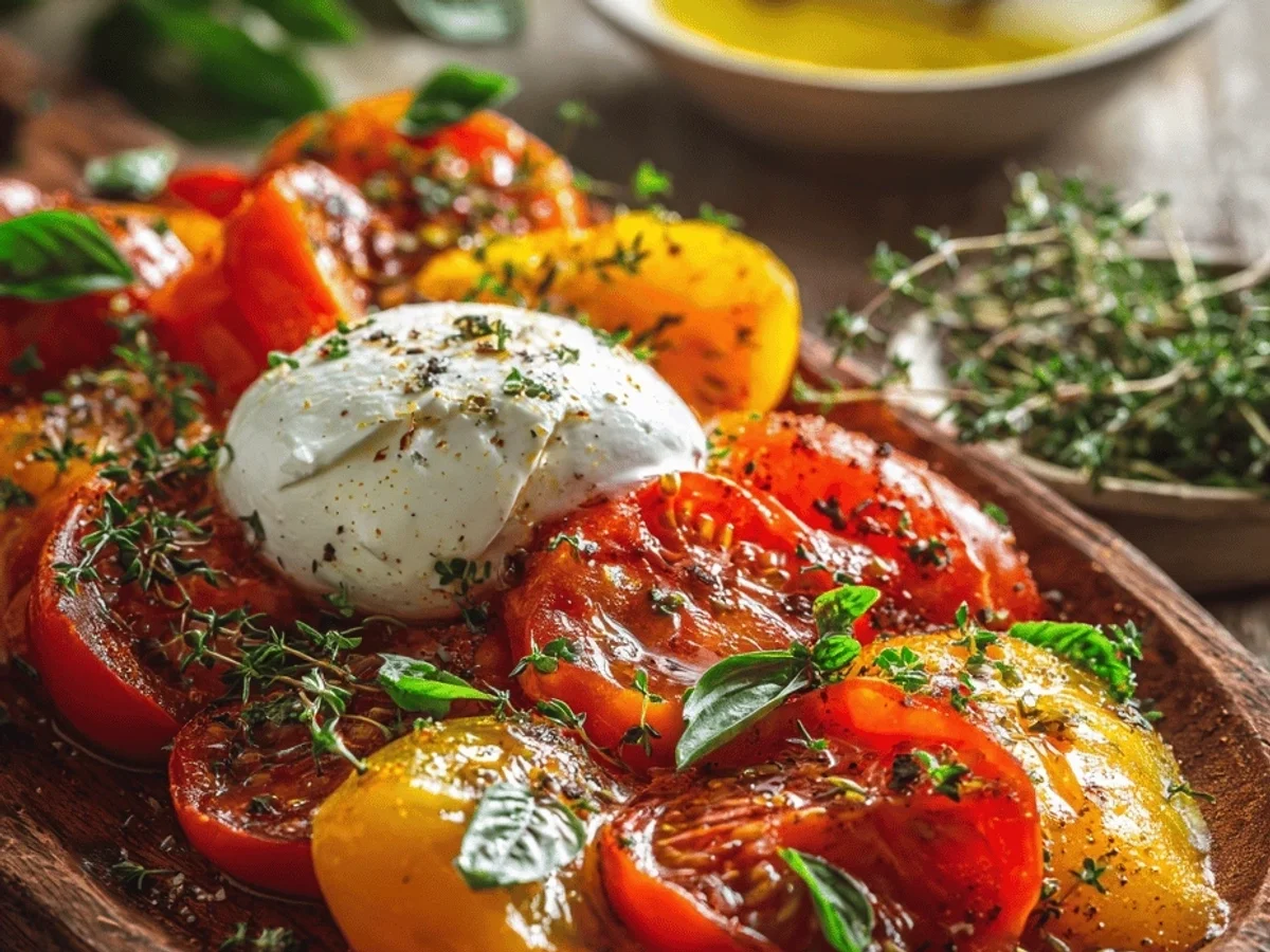 Fresh Tomato Salad Recipe: A Taste of Garden Sunshine - Featured Image