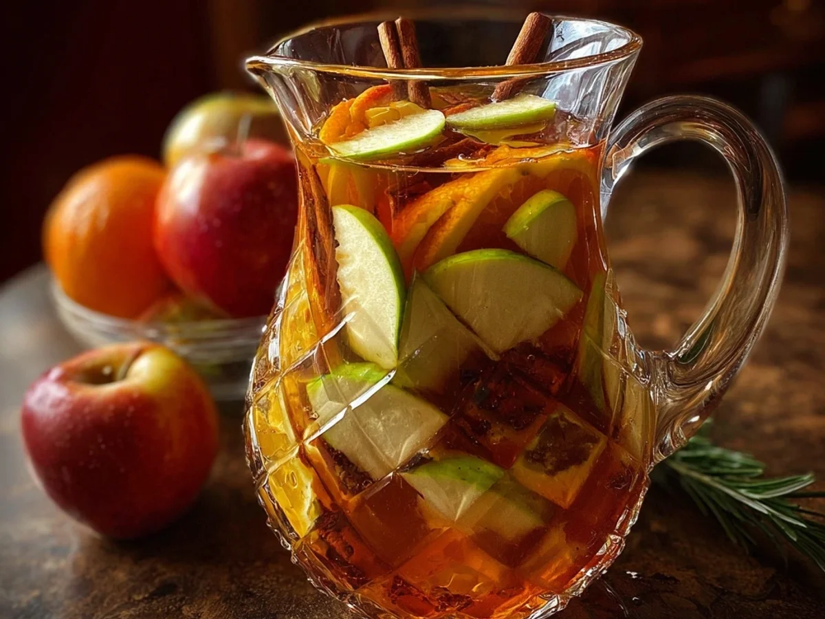Fruity Apple Cider Sangria Recipe for Weekend Brunch - Featured Image