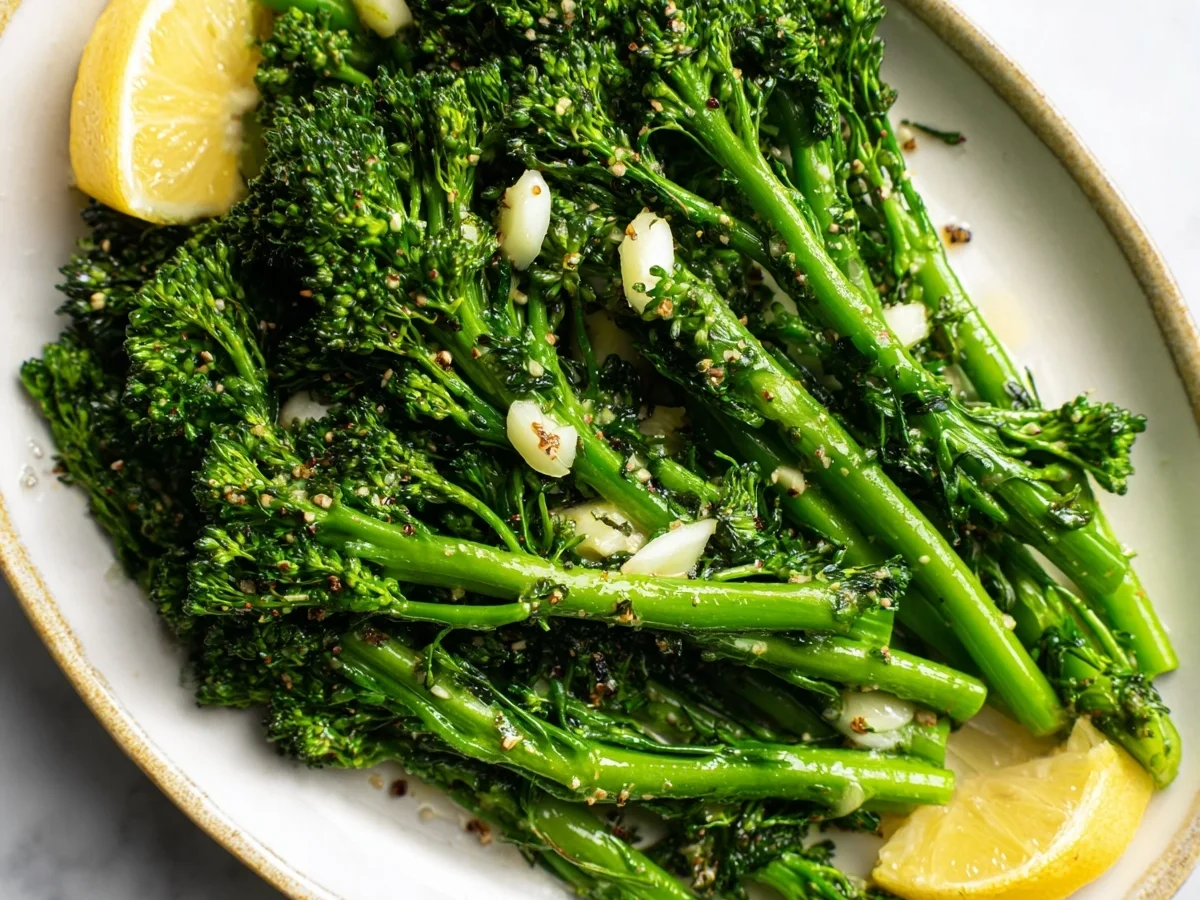 Garlic Butter Broccolini: Quick & Easy Side Dish Recipe - Featured Image