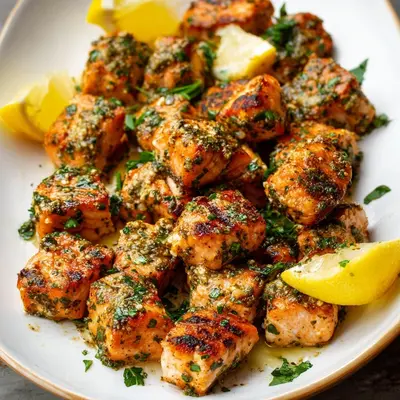 Garlic Butter Salmon Bites: Quick & Flavorful Dinner
