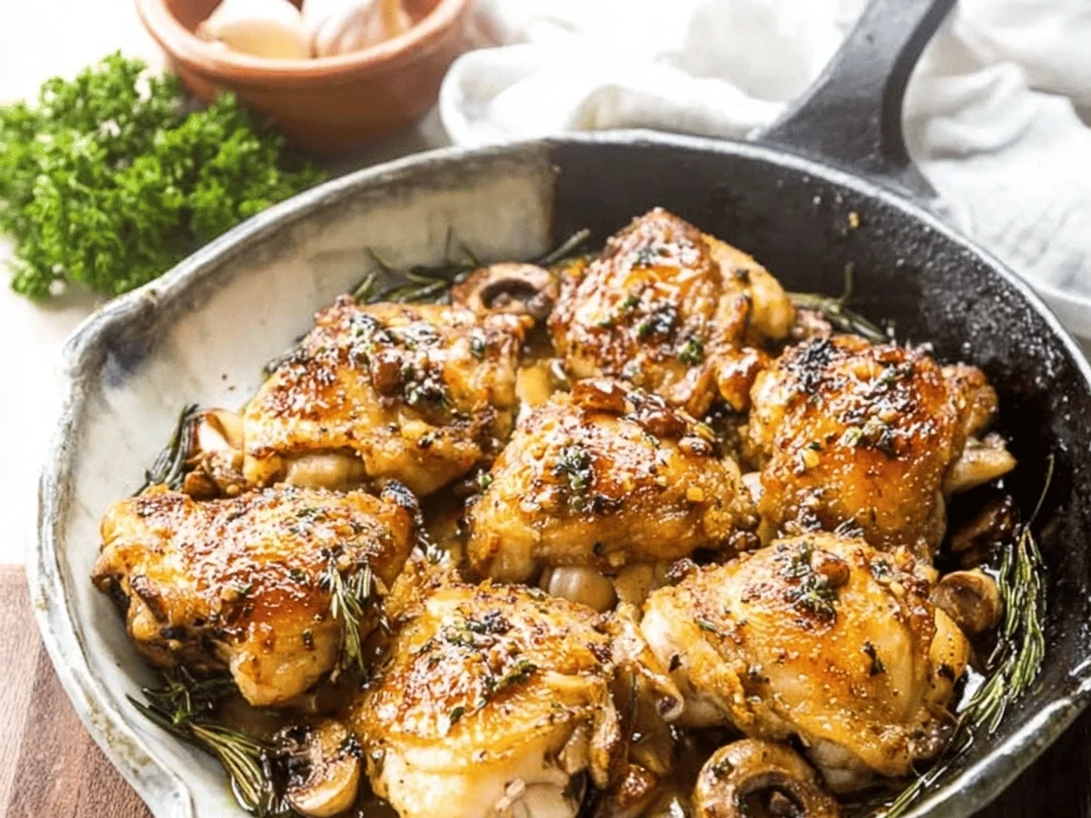 Garlic Chicken Thighs: My Go-To Crispy, Juicy Dinner! - Featured Image