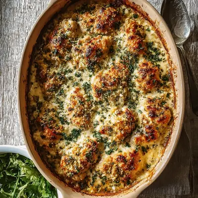 Garlic Parmesan Chicken Bake: Tender, Cheesy Comfort