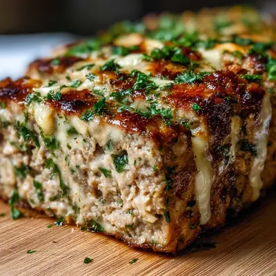 Garlic Parmesan Chicken Meatloaf: Tender & Flavorful