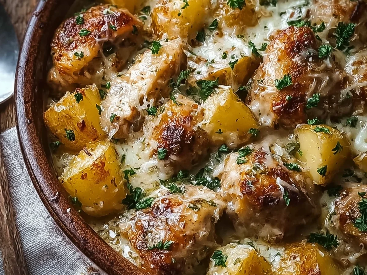 Garlic Parmesan Crockpot Chicken & Potatoes: Simple Dinner - Featured Image