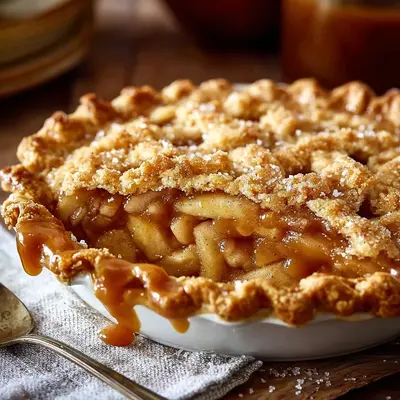 Golden Caramel Apple Pie: A Rustic Fall Treat