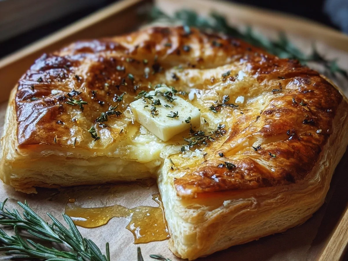 Golden Cheese Puff Pastry: Rosemary & Honey - Featured Image