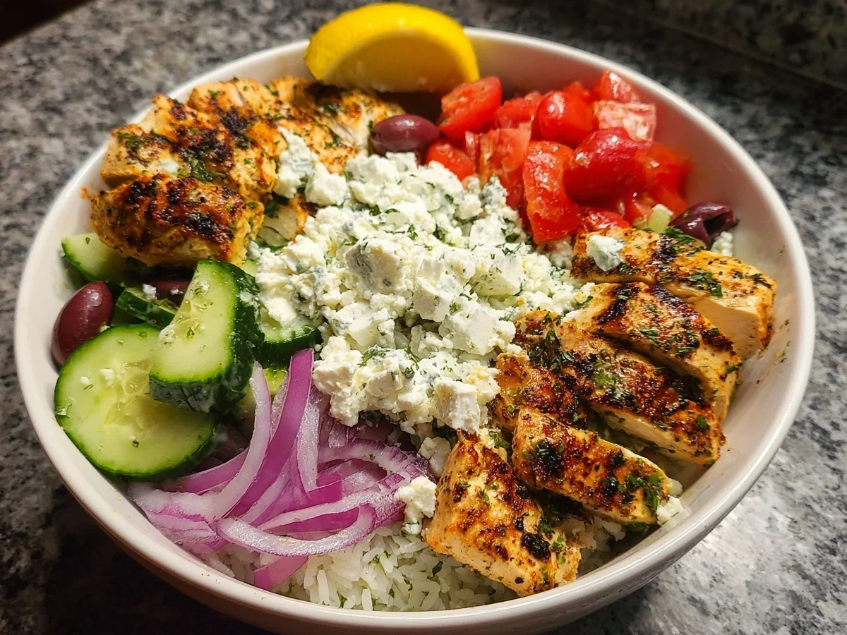Greek Chicken Bowls: Mediterranean Meal Prep Recipe - Featured Image