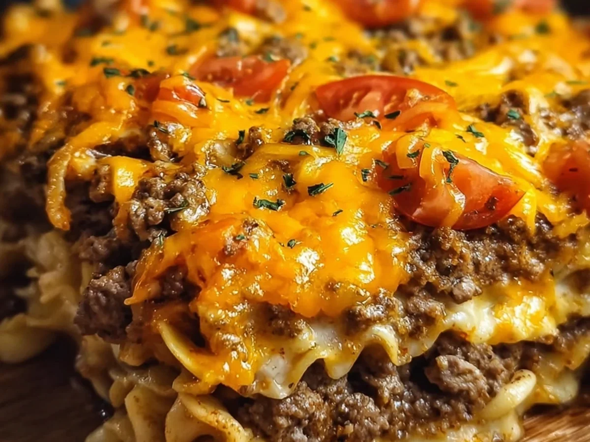 Hamburger Supreme Casserole: Hearty Family Dinner - Featured Image