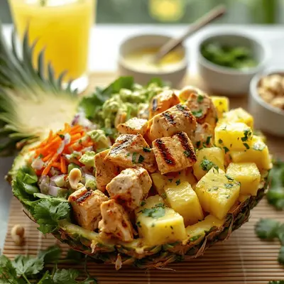Hawaiian Chicken Salad Gluten-Free: Tropical Escape