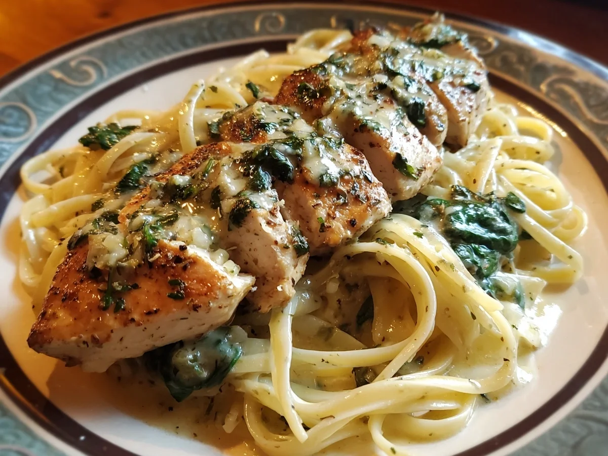 Healthy High-Protein Garlic Parmesan Chicken Pasta - Featured Image