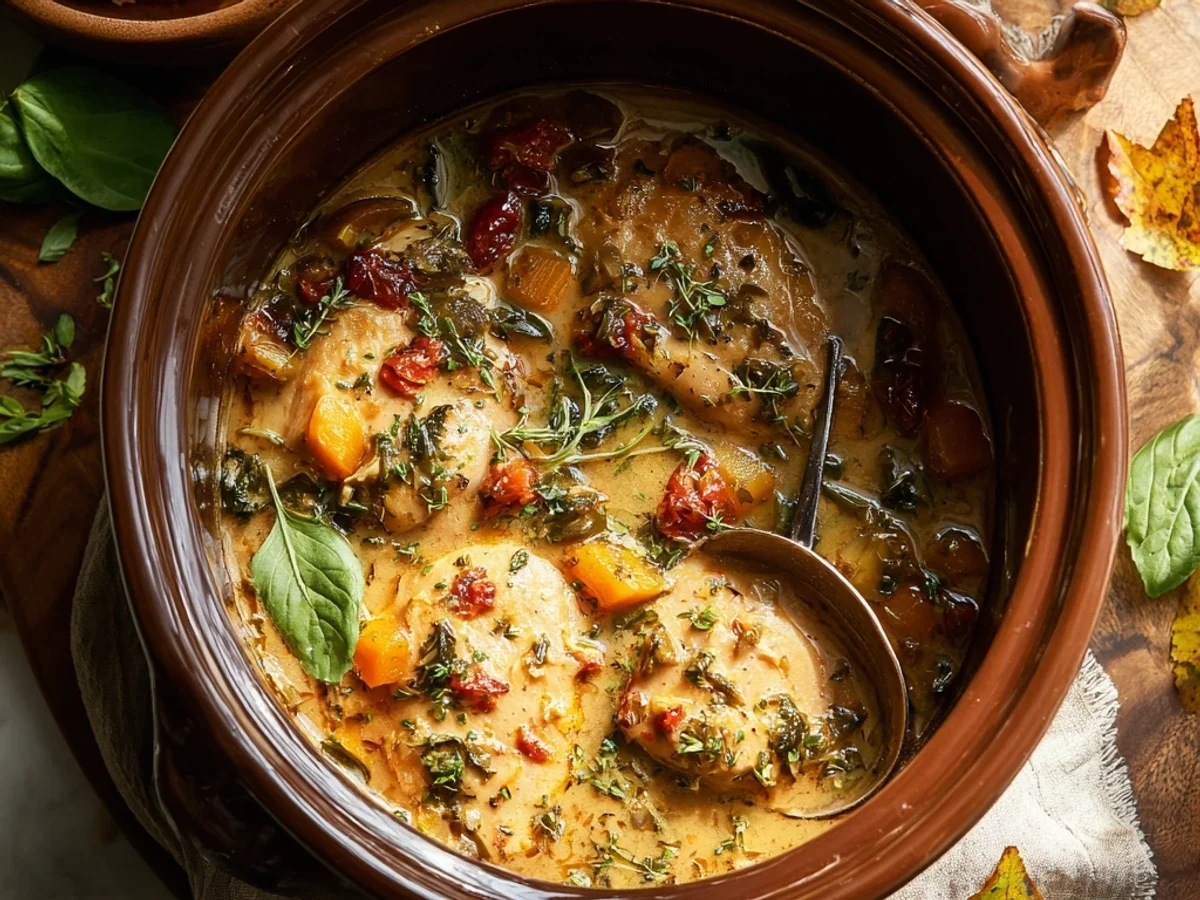 Hearty Autumn Chicken Stew: Easy Fall Crockpot Recipes - Featured Image