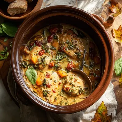 Hearty Autumn Chicken Stew: Easy Fall Crockpot Recipes