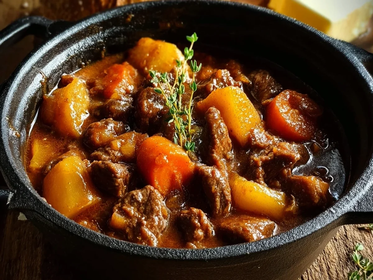 Hearty Autumn Harvest Beef Stew: A Fall Comfort Meal - Featured Image